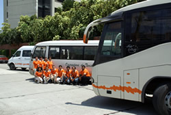 ecuadorian bus charter Guayaquil motor coaching company